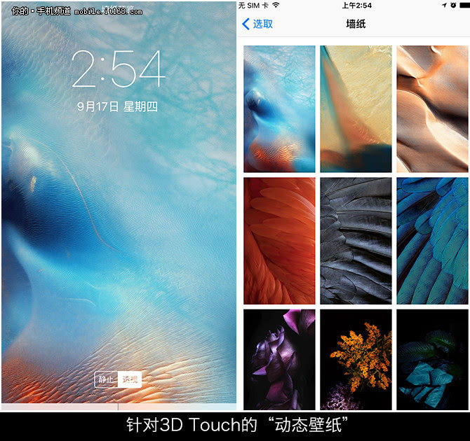 iPhone6s iOS9更新_iOS9新功能介绍_iphone6s壁纸锁屏不用按压一直动